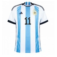 Argentina Angel Di Maria #11 Hemmatröja VM 2022 Korta ärmar
